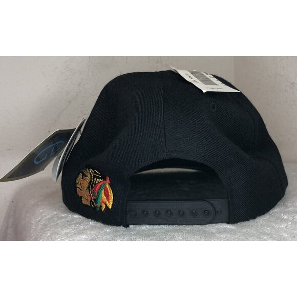 NWT Vintage Chicago Blackhawks Snapback Black Hat The G-Cap Official NHL - Picture 5 of 12